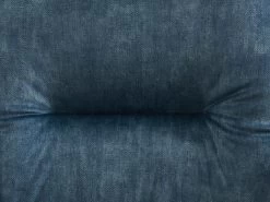 Chaise Pivotante Avec Accoudoirs En Velours Et Métal - Bleu - GOZIA De Pascal MORABITO -Magasin de meubles de restaurant chaise 10668473