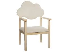 Chaise Pour Enfant En Bois Dossier Nuage H 62 Cm
