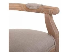 Chaise En Bois Rembourrée 55x46x48/96 Cm -Magasin de meubles de restaurant chaise 10834545
