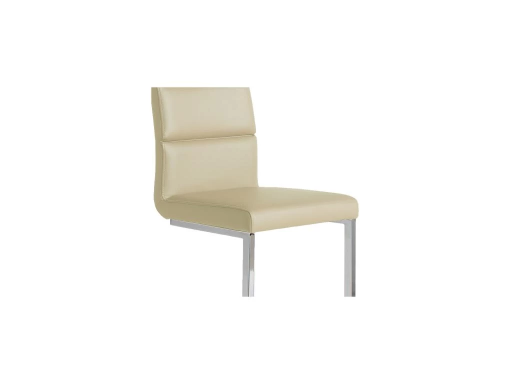 Quatuor De Chaises Eco-cuir Beige - LONI 5 Quatuor De Chaises Eco-cuir Beige - LONI – Image 3