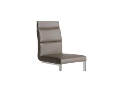 Quatuor De Chaises Eco-cuir Taupe - LONI 8 Quatuor De Chaises Eco-cuir Taupe - LONI -Magasin de meubles de restaurant chaise 11137371