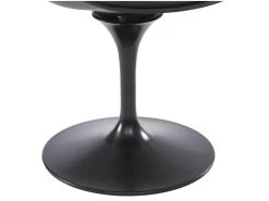 Lot De 2 Chaises En Polypropylène, Simili Et Métal - Noir - XAFY -Magasin de meubles de restaurant chaise 12353241