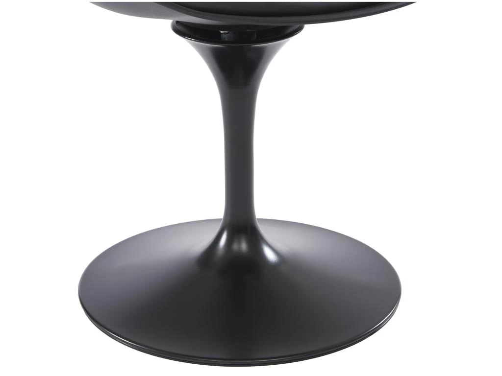 Lot De 6 Chaises En Polypropylène, Simili Et Métal - Noir - XAFY 8 Lot De 6 Chaises En Polypropylène, Simili Et Métal - Noir - XAFY – Image 6