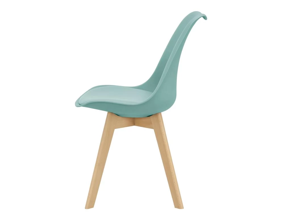 Lot De 2 Chaises Siège De Salle à Manger Cuisine Scandinave Synthétique Hêtre 81 Cm Vert 03_0002771 5 Lot De 2 Chaises Siège De Salle à Manger Cuisine Scandinave Synthétique Hêtre 81 Cm Vert 03_0002771 – Image 3