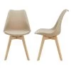 Lot De 2 Chaises De Salle à Manger Scandinave Siège Cuisine Plastique Synthétique Hêtre 81 Cm Beige 03_0002767 2 Lot De 2 Chaises De Salle à Manger Scandinave Siège Cuisine Plastique Synthétique Hêtre 81 Cm Beige 03_0002767 -Magasin de meubles de restaurant chaise 12384247