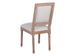 EMIA - Lot De 2 Chaises Dossier Rectangulaire Tissu Blanc 11 EMIA - Lot De 2 Chaises Dossier Rectangulaire Tissu Blanc -Magasin de meubles de restaurant chaise 12401785