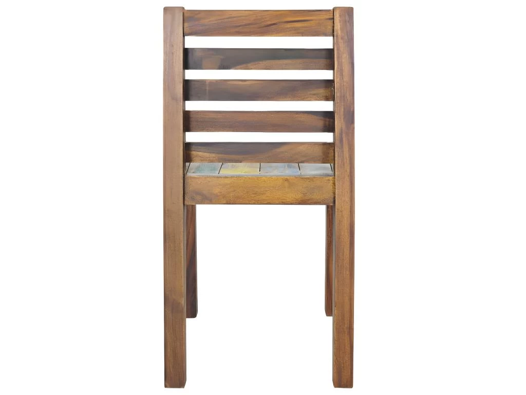 Lot De 4 Chaises De Salle à Manger Cuisine Bois De Récupération Solide Design Vintage CDS021332 7 Lot De 4 Chaises De Salle à Manger Cuisine Bois De Récupération Solide Design Vintage CDS021332 – Image 5