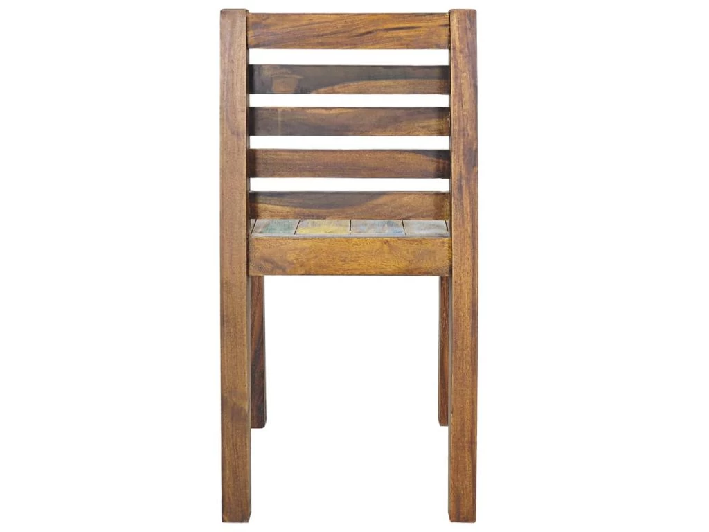 Lot De 2 Chaises De Salle à Manger Cuisine Design Vintage Bois De Récupération Solide CDS020286 7 Lot De 2 Chaises De Salle à Manger Cuisine Design Vintage Bois De Récupération Solide CDS020286 – Image 5