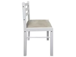 Lot De 2 Chaises De Salle à Manger Cuisine Design Classique Hévéa Solide Et Velours Blanc CDS020170 10 Lot De 2 Chaises De Salle à Manger Cuisine Design Classique Hévéa Solide Et Velours Blanc CDS020170 -Magasin de meubles de restaurant chaise 12443559