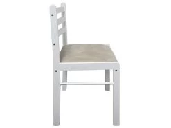 Lot De 4 Chaises De Salle à Manger Cuisine Design Classique Hévéa Solide Et Velours Blanc CDS021237 10 Lot De 4 Chaises De Salle à Manger Cuisine Design Classique Hévéa Solide Et Velours Blanc CDS021237 -Magasin de meubles de restaurant chaise 12443619