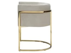 Lot De 2 Chaises Avec Accoudoirs - Velours Et Acier Inoxydable - Beige Et Doré - PERIA De Pascal MORABITO 13 Lot De 2 Chaises Avec Accoudoirs - Velours Et Acier Inoxydable - Beige Et Doré - PERIA De Pascal MORABITO -Magasin de meubles de restaurant chaise 12584617