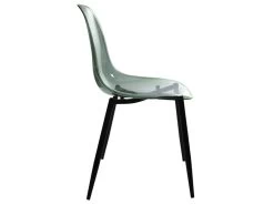 FUNIO - Lot De 4 Chaises Bleues Transparentes Et Métal 11 FUNIO - Lot De 4 Chaises Bleues Transparentes Et Métal -Magasin de meubles de restaurant chaise 12599359