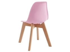 Lot De 2 Chaises Enfant En Polypropylène Et Hêtre - Rose - LILINOU 14 Lot De 2 Chaises Enfant En Polypropylène Et Hêtre - Rose - LILINOU -Magasin de meubles de restaurant chaise 12610865
