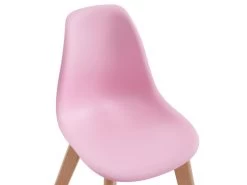 Lot De 2 Chaises Enfant En Polypropylène Et Hêtre - Rose - LILINOU 15 Lot De 2 Chaises Enfant En Polypropylène Et Hêtre - Rose - LILINOU -Magasin de meubles de restaurant chaise 12610867