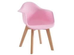 Lot De 2 Chaises Enfant Avec Accoudoirs En Polypropylène Et Hêtre - Rose - POUPINETTE 13 Lot De 2 Chaises Enfant Avec Accoudoirs En Polypropylène Et Hêtre - Rose - POUPINETTE -Magasin de meubles de restaurant chaise 12653945