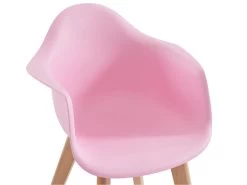 Lot De 2 Chaises Enfant Avec Accoudoirs En Polypropylène Et Hêtre - Rose - POUPINETTE 15 Lot De 2 Chaises Enfant Avec Accoudoirs En Polypropylène Et Hêtre - Rose - POUPINETTE -Magasin de meubles de restaurant chaise 12653953