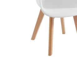 Lot De 2 Chaises Enfant Avec Accoudoirs En Polypropylène Et Hêtre - Blanc - POUPINETTE 16 Lot De 2 Chaises Enfant Avec Accoudoirs En Polypropylène Et Hêtre - Blanc - POUPINETTE -Magasin de meubles de restaurant chaise 12654101