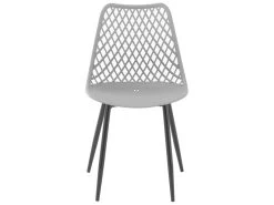 Lot De 4 Chaises Salon Salle à Manger Restaurant Cafés Bureaux Terrasses Salles D'attente 150 Kg Max Dossier Avec Fentes D'aération Gris Pâle 14_0005994 11 Lot De 4 Chaises Salon Salle à Manger Restaurant Cafés Bureaux Terrasses Salles D'attente 150 Kg Max Dossier Avec Fentes D'aération Gris Pâle 14_0005994 -Magasin de meubles de restaurant chaise 12874677