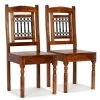 Lot De Deux Chaise De Salle à Manger 2 Pcs Bois Massif Avec Finition Sesham 1902095 -Magasin de meubles de restaurant chaise 12997505