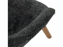 Chaise Viking En Tissu Gris Foncé -Magasin de meubles de restaurant chaise 13001613