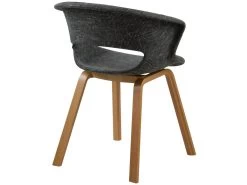 Chaise Viking En Tissu Gris Foncé -Magasin de meubles de restaurant chaise 13001615