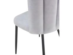 Chaise Rosy En Tissu Gris (lot De 2) -Magasin de meubles de restaurant chaise 13003775