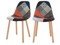 Chaise Arctik Patchwork (lot De 2)