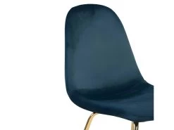 Chaise Skuli En Velours Bleu (lot De 2) -Magasin de meubles de restaurant chaise 13006081