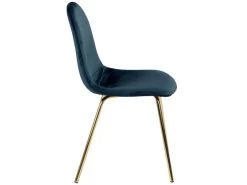 Chaise Skuli En Velours Bleu (lot De 2) -Magasin de meubles de restaurant chaise 13006083