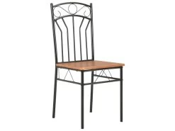 Lot De 2 Chaises De Salle à Manger Cuisine Design Classique Marron MDF CDS020701 8 Lot De 2 Chaises De Salle à Manger Cuisine Design Classique Marron MDF CDS020701 -Magasin de meubles de restaurant chaise 13015263