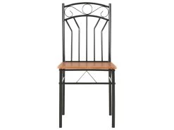 Lot De 2 Chaises De Salle à Manger Cuisine Design Classique Marron MDF CDS020701 9 Lot De 2 Chaises De Salle à Manger Cuisine Design Classique Marron MDF CDS020701 -Magasin de meubles de restaurant chaise 13015265