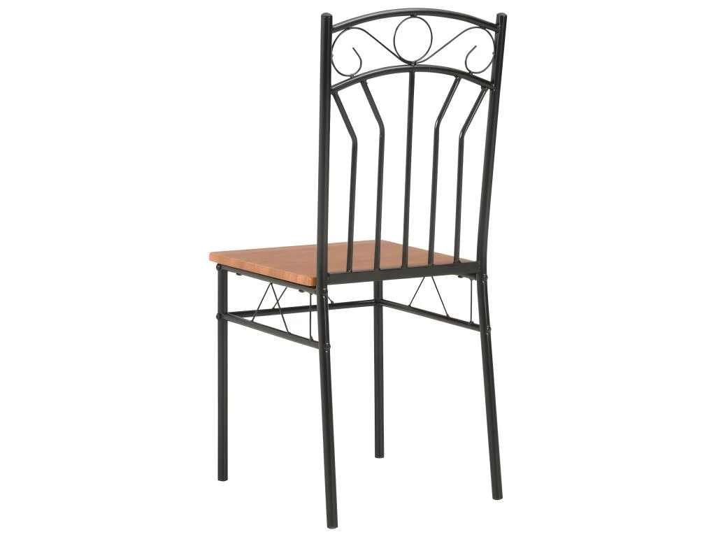 Lot De 2 Chaises De Salle à Manger Cuisine Design Classique Marron MDF CDS020701 6 Lot De 2 Chaises De Salle à Manger Cuisine Design Classique Marron MDF CDS020701 – Image 4