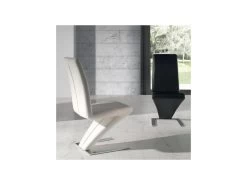 Duo De Chaises Simili Cuir Noir - ZAIA -Magasin de meubles de restaurant chaise 13067273