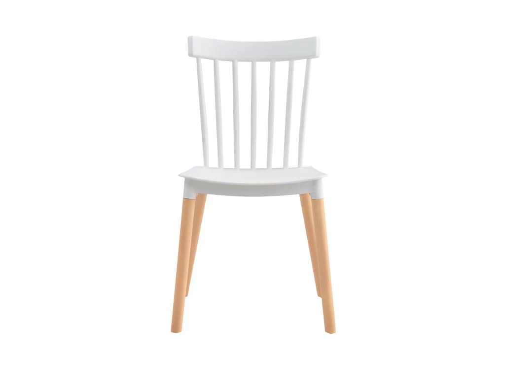 Chaise De Salle à Manger Valencia Blanc 44x52.5x81.5cm Thinia Home 4 Chaise De Salle à Manger Valencia Blanc 44x52.5x81.5cm Thinia Home – Image 2