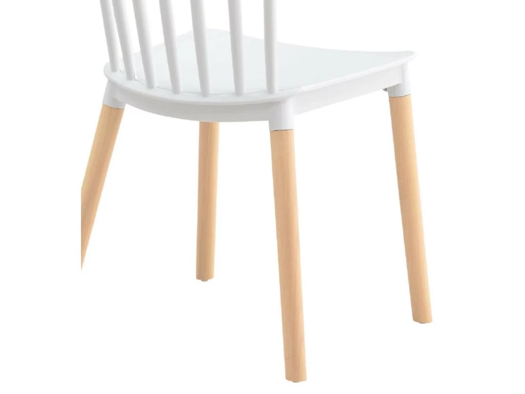 Chaise De Salle à Manger Valencia Blanc 44x52.5x81.5cm Thinia Home 7 Chaise De Salle à Manger Valencia Blanc 44x52.5x81.5cm Thinia Home – Image 5