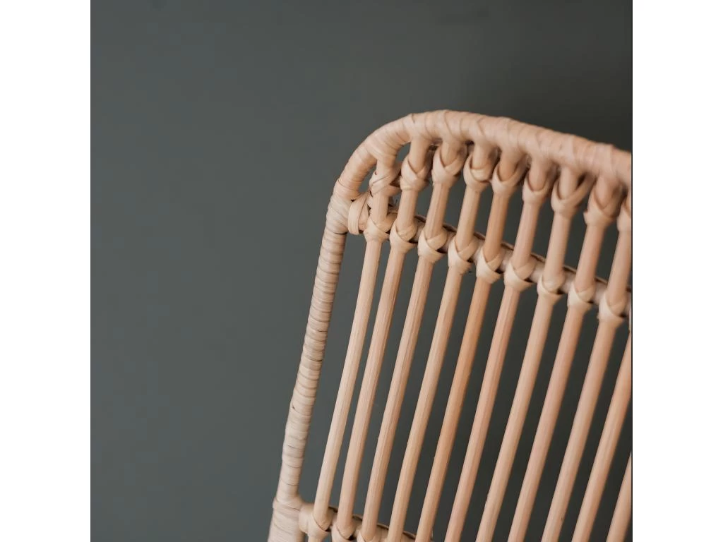 Uyuni - Lot De 2 Chaises Design En Rotin - Couleur - Naturel 6 Uyuni - Lot De 2 Chaises Design En Rotin - Couleur - Naturel – Image 4