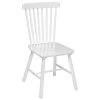 Chaise De Table Blanche En Bois D'Hévéa H 87 Cm -Magasin de meubles de restaurant chaise 13474769
