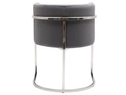 Lot De 6 Chaises Avec Accoudoirs - Velours Et Acier Inoxydable - Gris Et Chromé - PERIA De Pascal MORABITO 15 Lot De 6 Chaises Avec Accoudoirs - Velours Et Acier Inoxydable - Gris Et Chromé - PERIA De Pascal MORABITO -Magasin de meubles de restaurant chaise 13885581