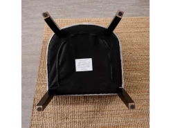 Chaise De Salle à Manger Windsor Simple - Rembourrage En Velours Moelleux Et Pieds En Bois Massif Robustes - Parfait Pour Votre Salle à Manger Et Salon - Gris Clair -Magasin de meubles de restaurant chaise 13971023