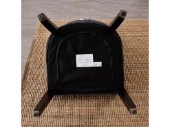 Ensemble De 4 Chaises De Salle à Manger Windsor - Rembourrage En Velours Moelleux Et Pieds En Bois Massif Robustes - Parfait Pour Votre Salle à Manger Et Salon - Gris Foncé -Magasin de meubles de restaurant chaise 13971285