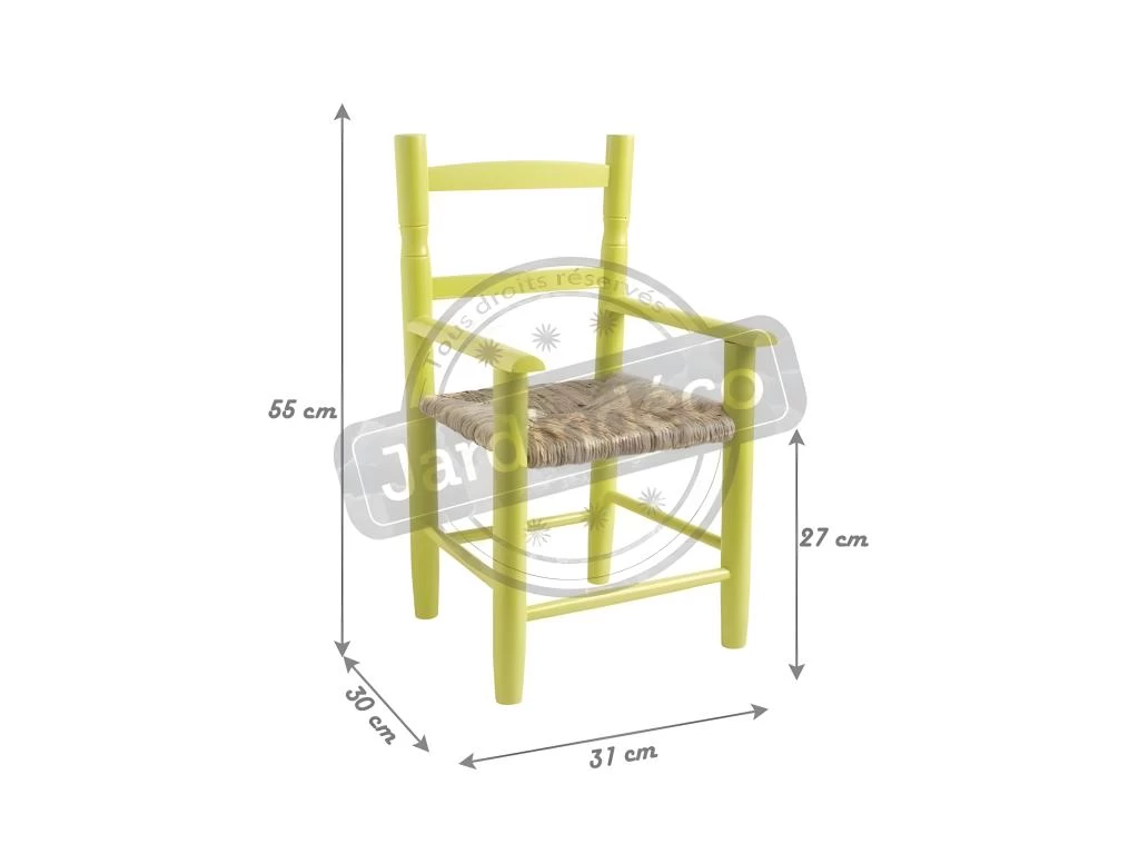 Fauteuil Enfant En Bois De Hêtre Anis 4 Fauteuil Enfant En Bois De Hêtre Anis – Image 2