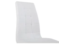 Lot De 6 Chaises NADYA - Simili - Blanc -Magasin de meubles de restaurant chaise 14273187