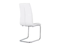 Lot De 6 Chaises NADYA - Simili - Blanc -Magasin de meubles de restaurant chaise 14273191