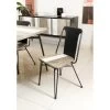 AMBROISE - Lot De 2 Chaises Pied Métal -Magasin de meubles de restaurant chaise 14656047