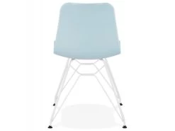 Chaise Design "Spider" 83cm Bleu & Blanc -Magasin de meubles de restaurant chaise 15611989