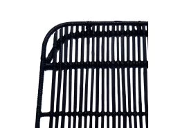 Chaise Design En Rotin "Caracas" 88cm Noir -Magasin de meubles de restaurant chaise 15736813