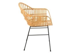 Chaise Design En Rotin "Keni" 80cm Naturel -Magasin de meubles de restaurant chaise 15736839