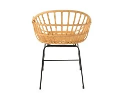 Chaise Design En Rotin "Keni" 80cm Naturel -Magasin de meubles de restaurant chaise 15736841