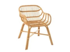 Chaise En Rotin "Ana" 82cm Naturel