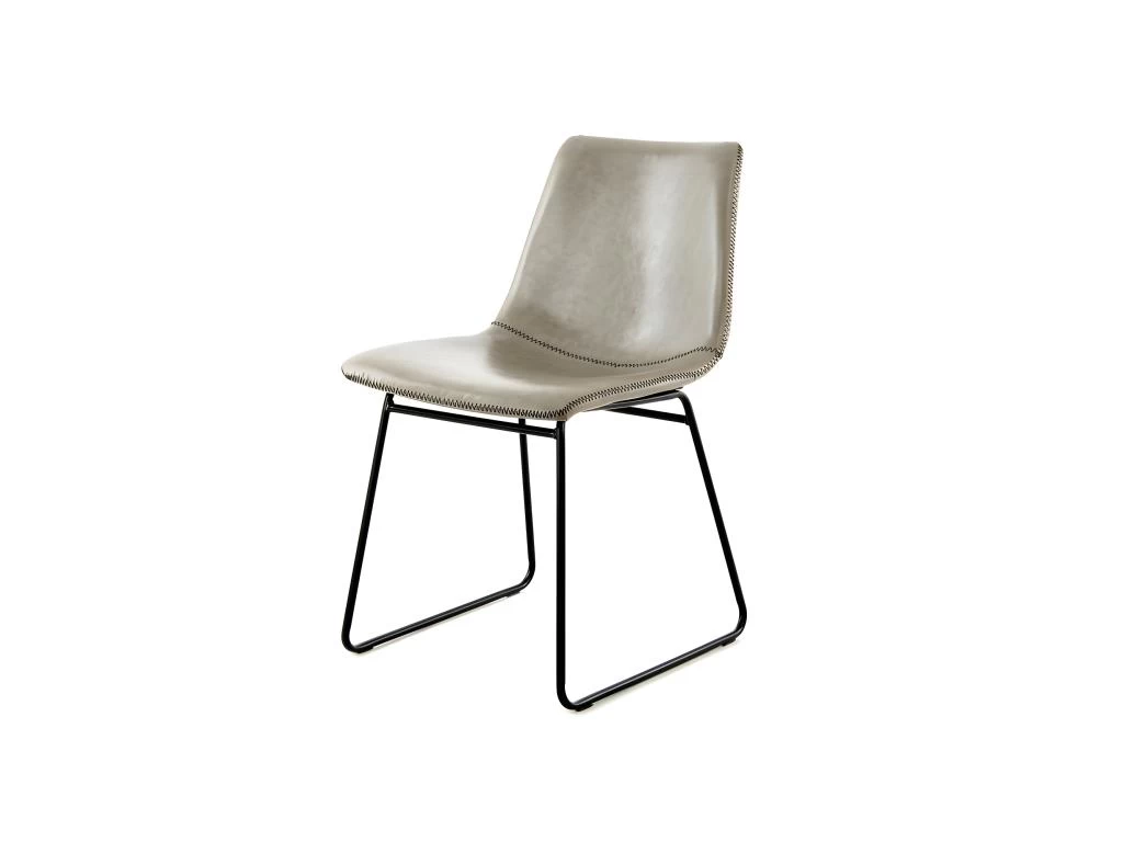 Lot De 2 Chaises Design "Caila" 82cm Gris 4 Lot De 2 Chaises Design "Caila" 82cm Gris – Image 2